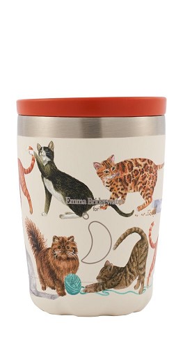 Chilly's Coffee Cup 340ml Cats